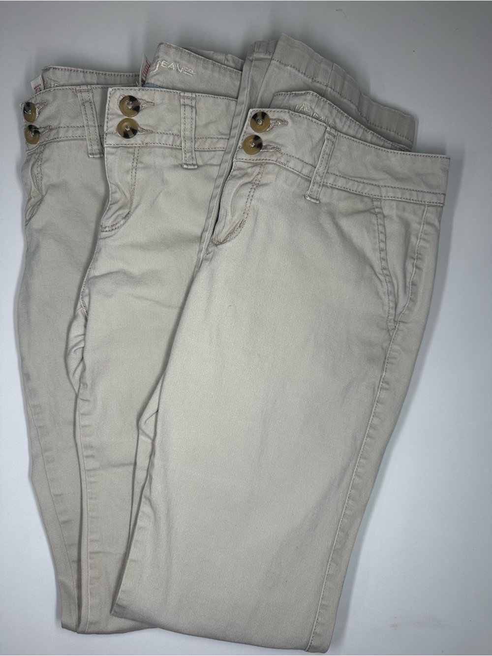 Women’s Arizona Jean Co pants in Light Beige size 5 Long